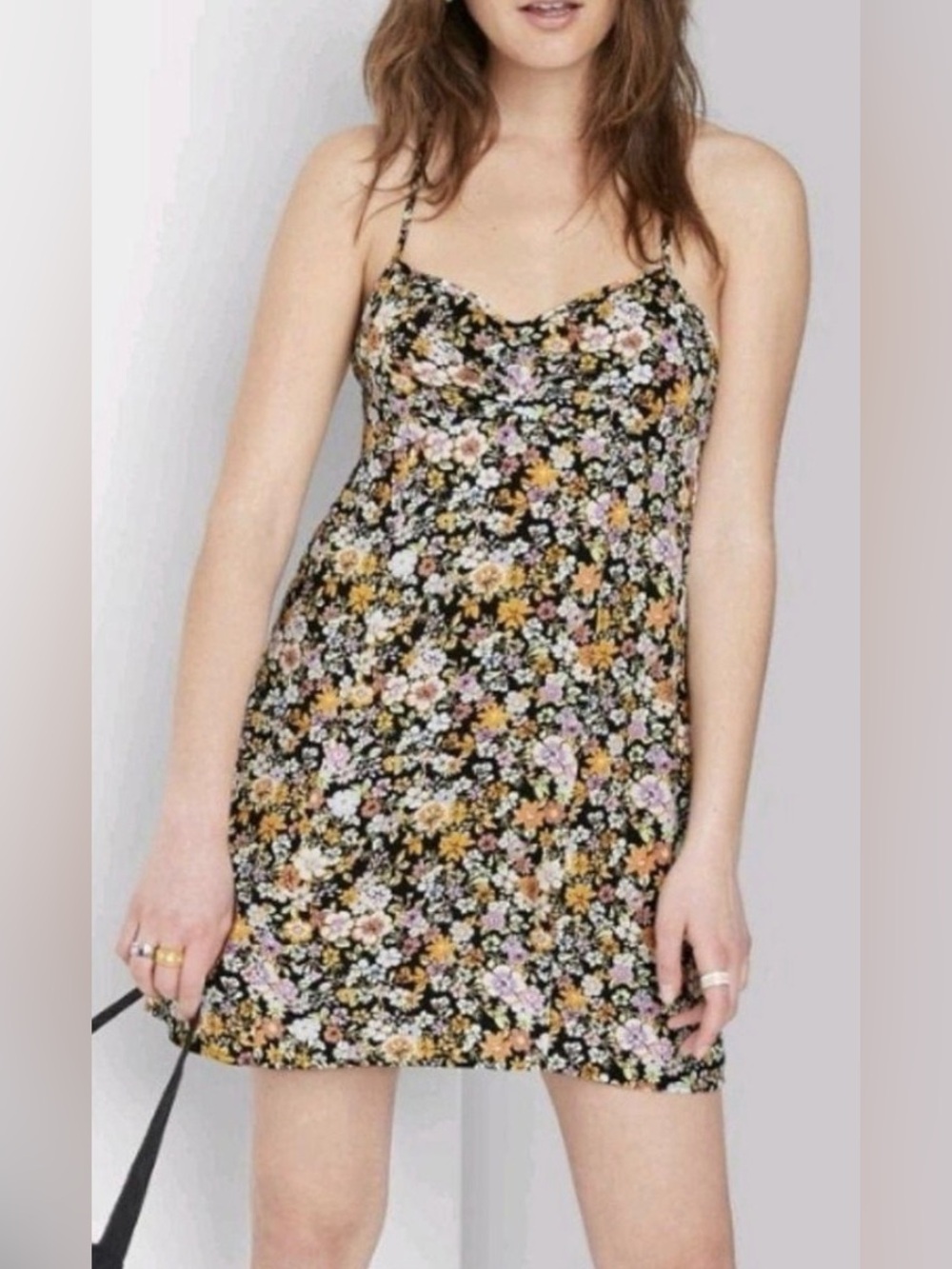 Wild Fable Lightweight Floral Mini Slip Dress, sz XS